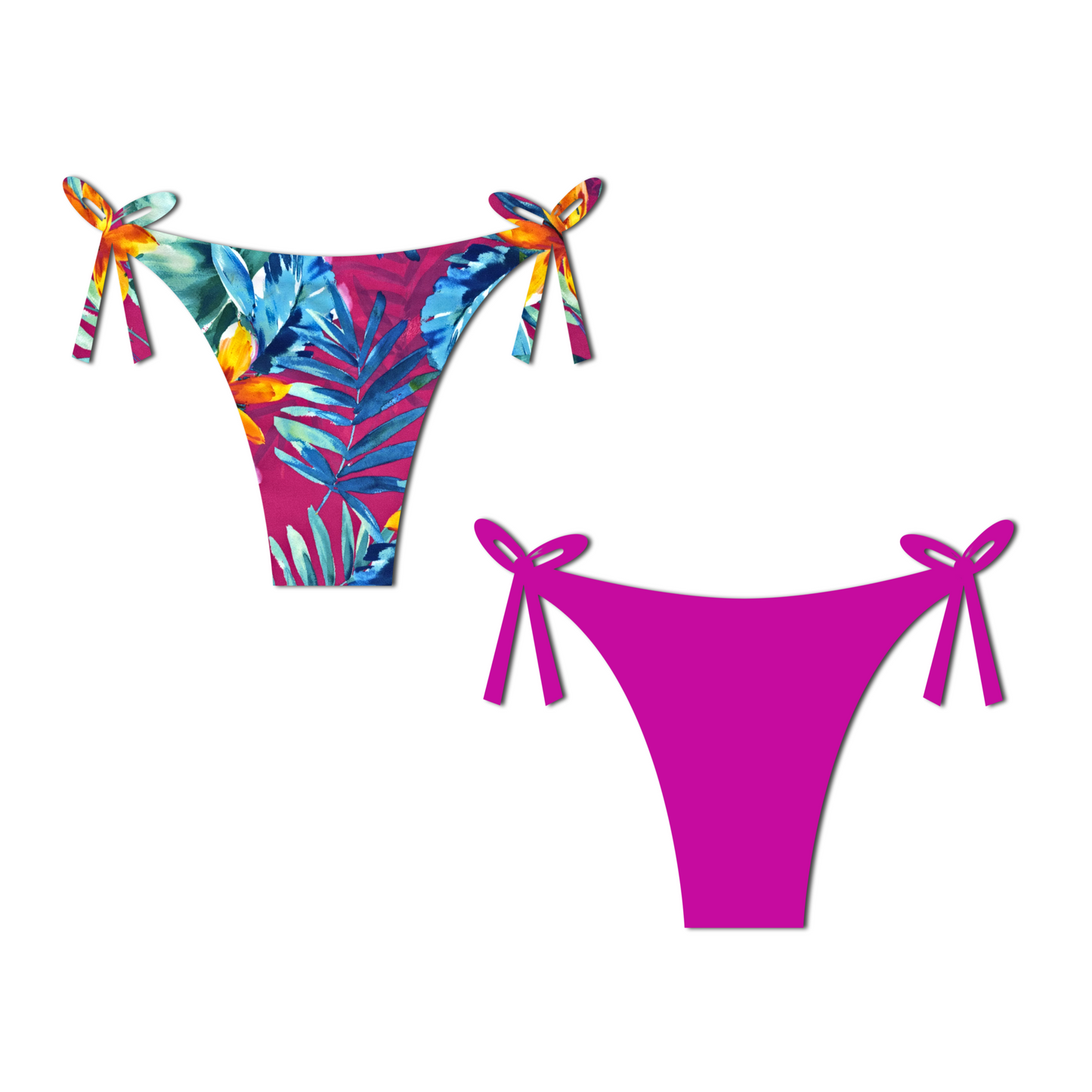 Bimini Babe - Layla Reversible Tie Side Bikini Bottom