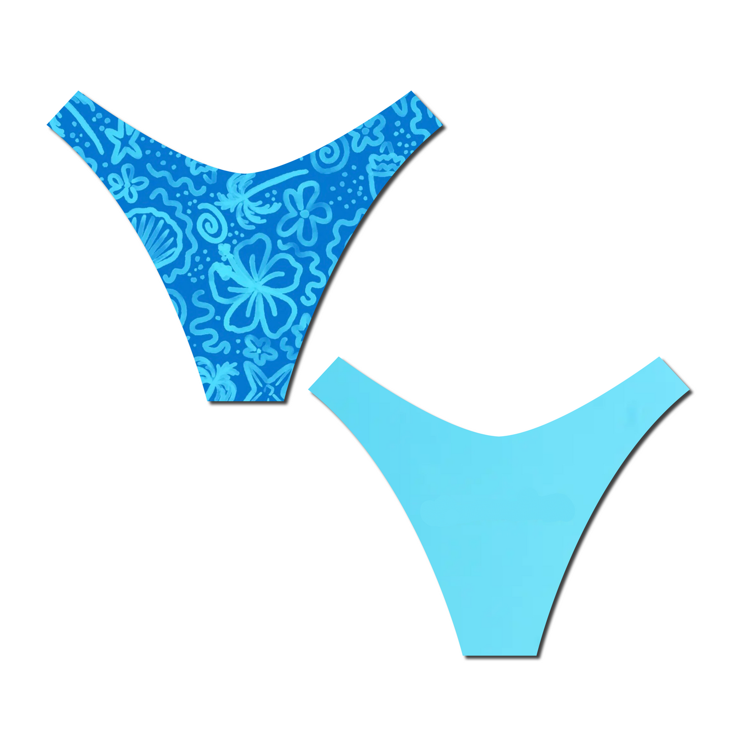 Beach Doodles - Lily Reversible Bikini Bottom