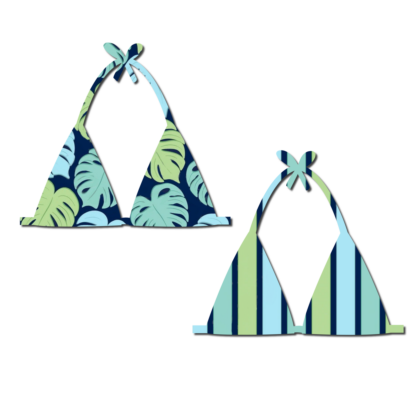 Malibu - Reversible Triangle Bikini Top