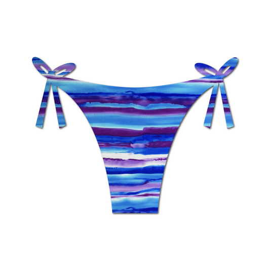 Ocean Haze - April Tie Side Bikini Bottom