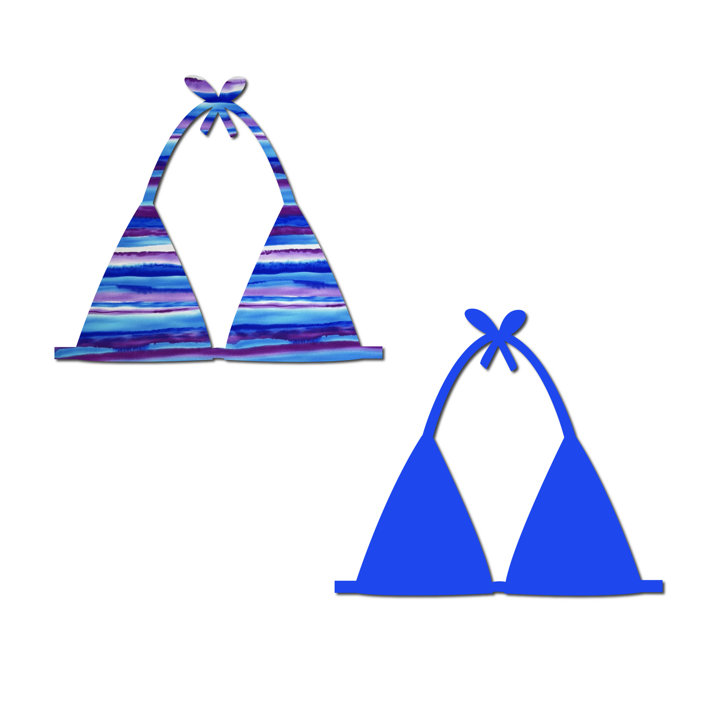 Ocean Haze - Reversible Triangle Bikini Top
