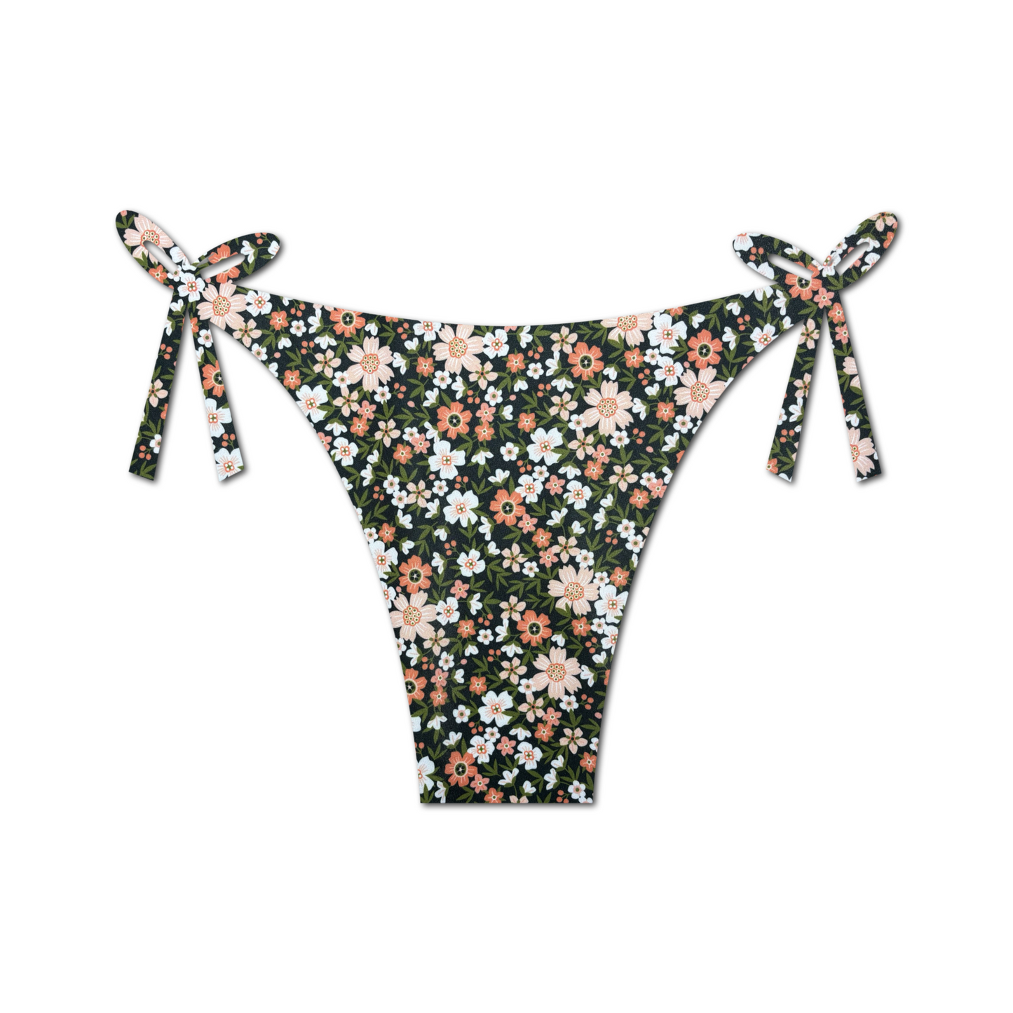 Midnight Meadow - April Tie Side Bikini Bottom