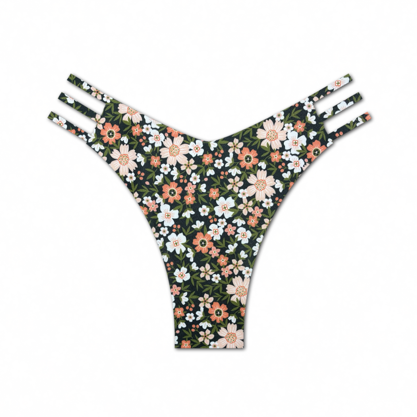 Midnight Meadow - Daisy Reversible Bikini Bottom