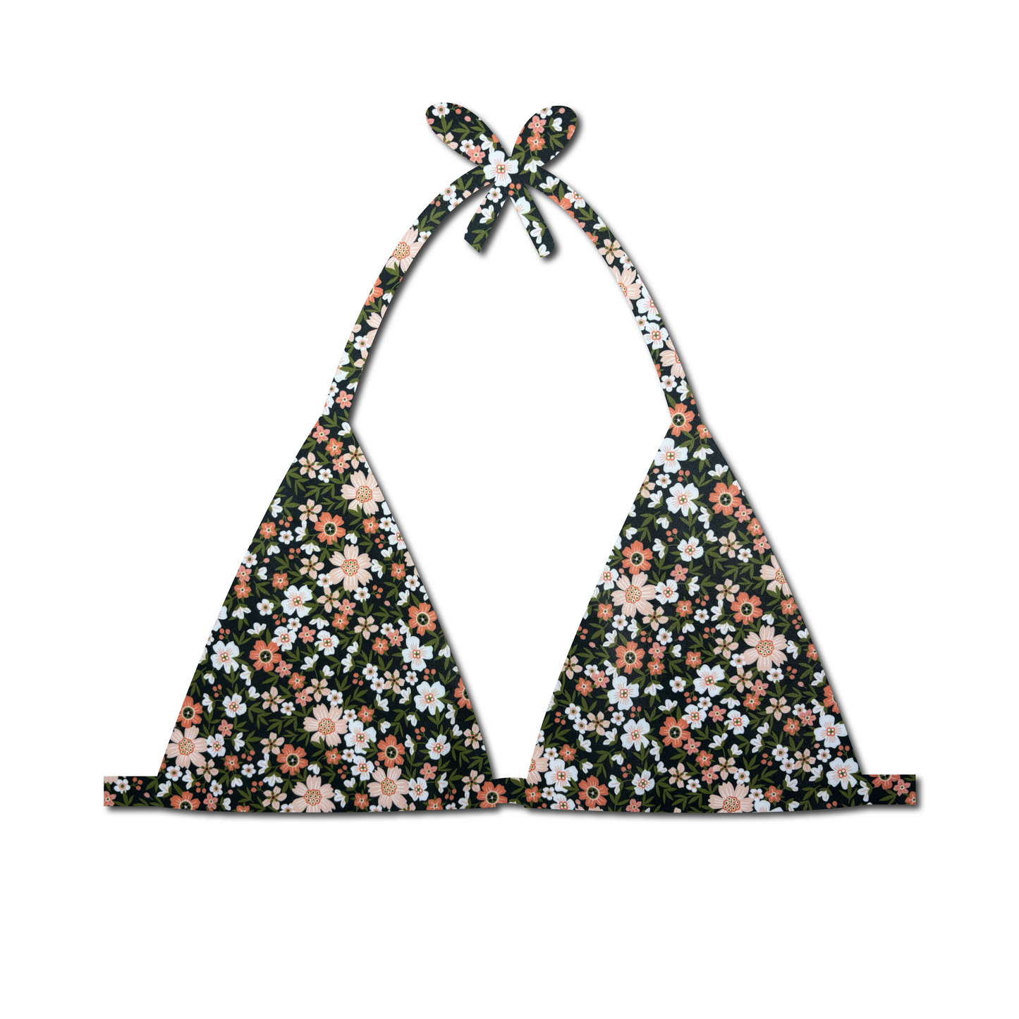 Midnight Meadow - Ella String Bikini Top