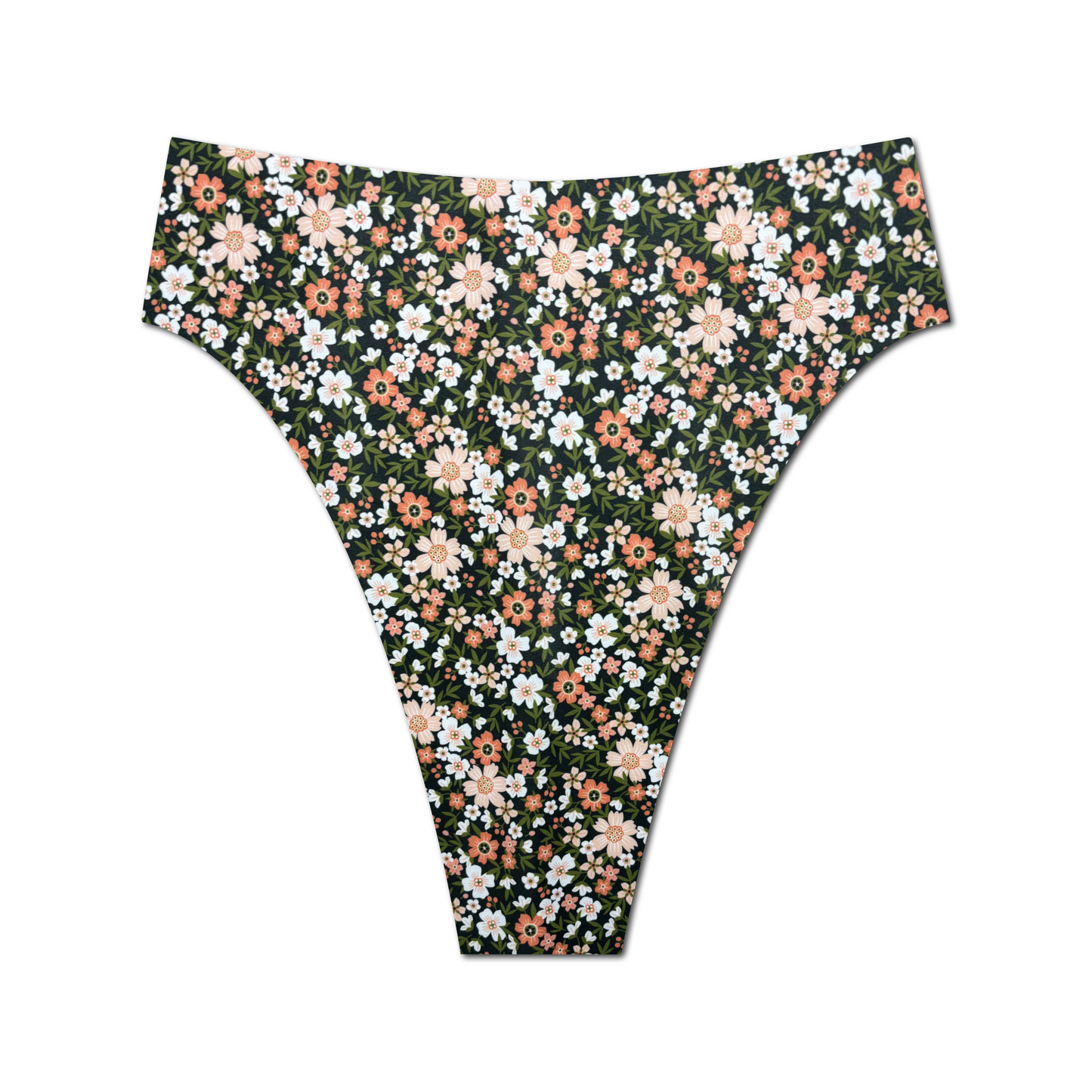 Midnight Meadow - Hayden High Waist Bikini Bottom