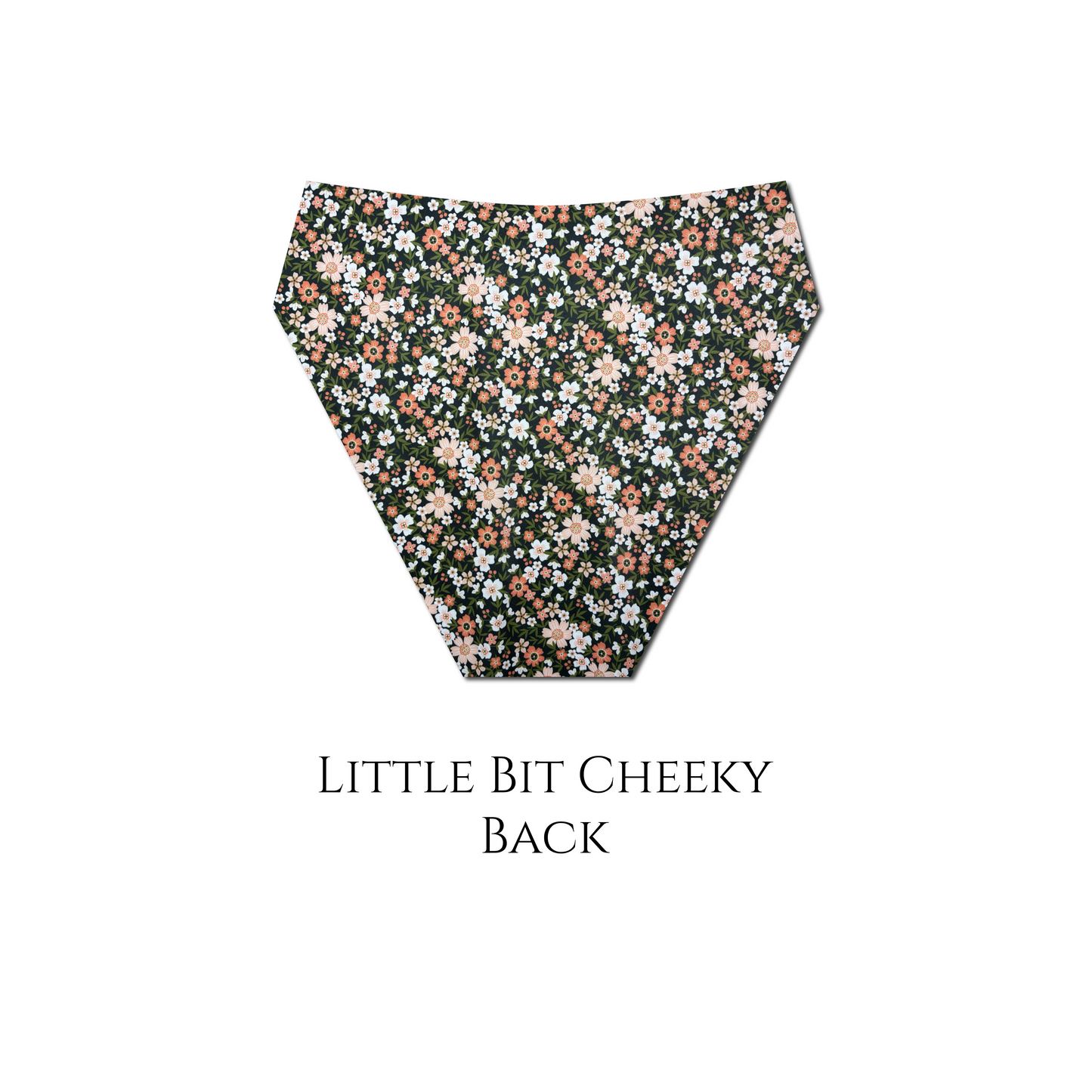 Midnight Meadow - Hayden High Waist Bikini Bottom