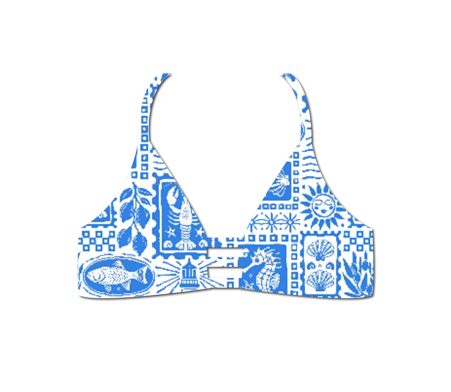Postcard from Paradise - Kendall Bikini Top **LIMITED EDITION FABRIC**