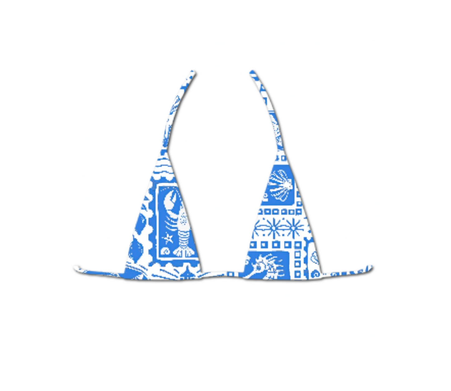 Postcard from Paradise - Rio Mini Triangle Bikini Top **LIMITED EDITION FABRIC**