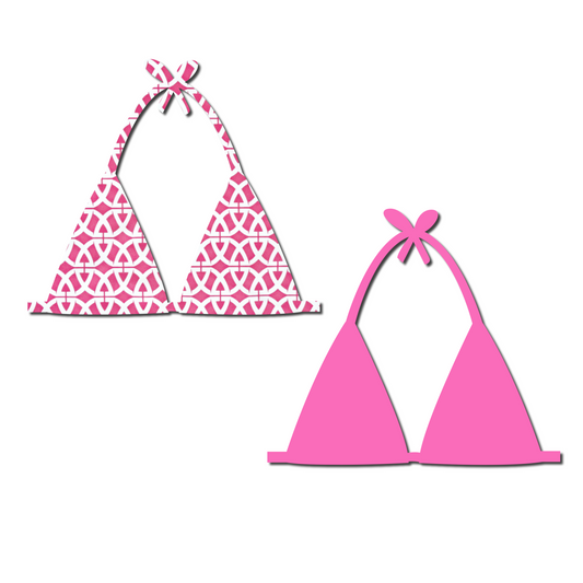 Private Charter - Reversible Triangle Bikini Top
