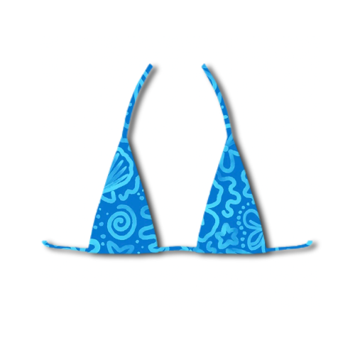 Beach Doodles - Rio Mini Triangle Bikini Top