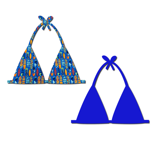Riptide - Reversible Triangle Bikini Top