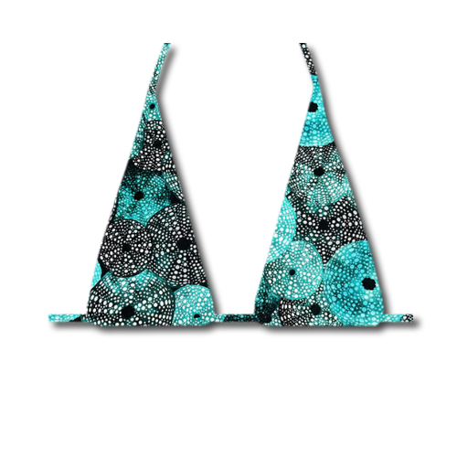 Moonlit Tide - LONG Triangle Bikini Top
