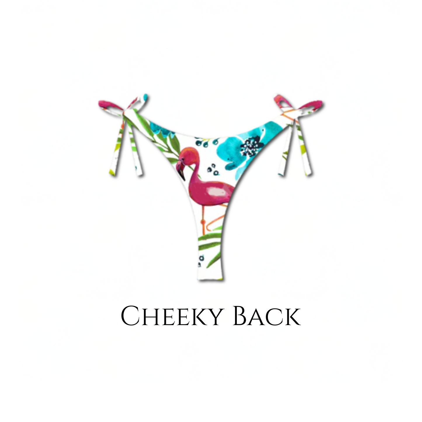 Flamingo Kiss - April Tie Side Bikini Bottom