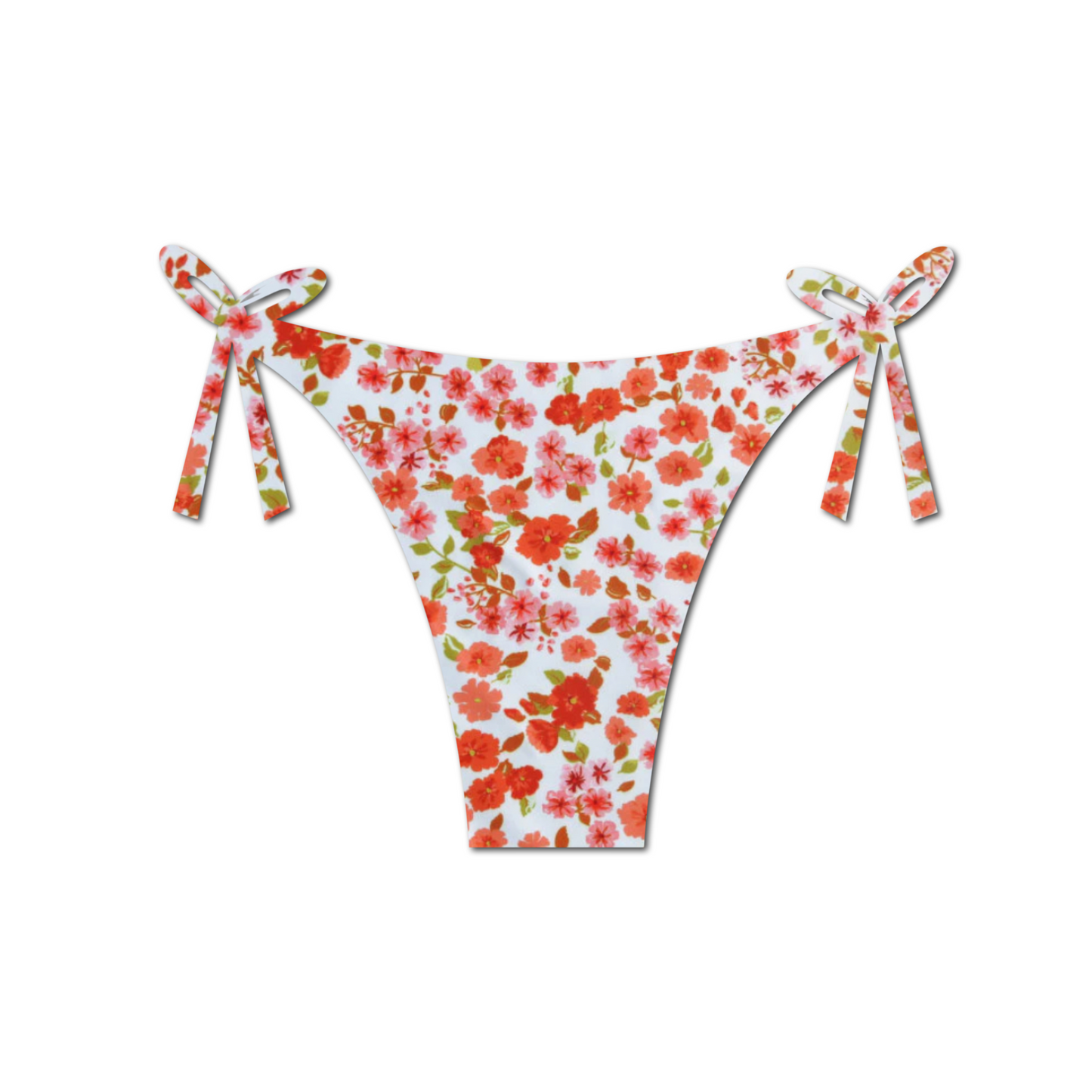 Orange Blossom - April Tie Side Bikini Bottom