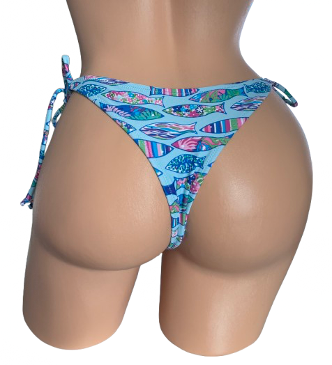 Fishing Frenzy - April Tie Side Bikini Bottom
