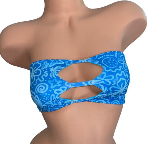 Beach Doodles - Halston Strapless Bikini Top